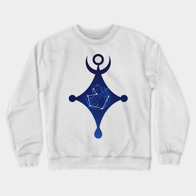 Aether Pendant Constellation - Hydro Crewneck Sweatshirt by GachaSlave